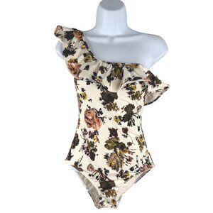Ulla Johnson Martina Maillot One Piece‎ Swimsuit Size P Floral Desert SW-2052